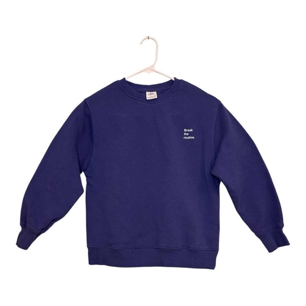 Zara Kids Navy Blue Sweater - Picture 1 of 2